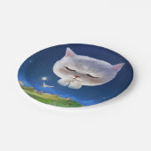 Dreamy Night Sky mit Cat Pappteller (Schrägansicht)