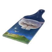 Dreamy Night Sky mit Cat Schneidebrett (Ecke)