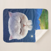 Dreamy Night Sky mit Cat Sherpadecke (Vorderseite (Horizontal))