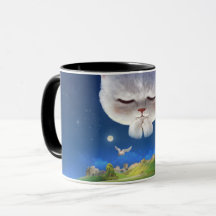 Dreamy Night Sky mit Cat