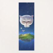 Dreamy Night Sky mit Cat Yogamatte (Vorderseite)