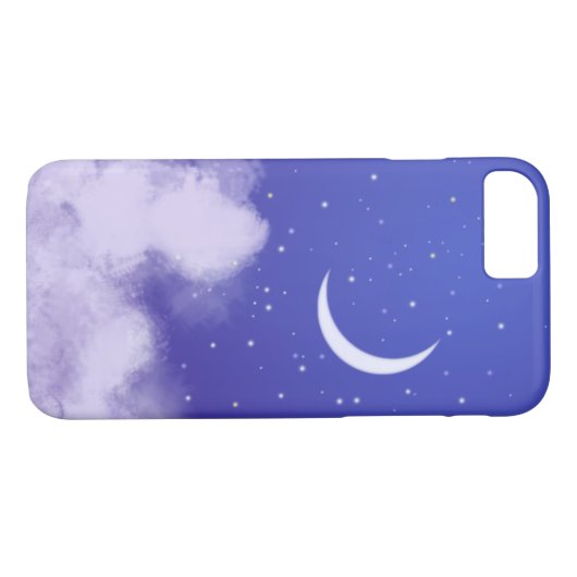 Dreamy Night Sky mit Crescent Moon Case-Mate iPhone Hülle (Rückseite (Horizontal))