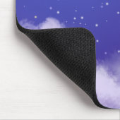 Dreamy Night Sky mit Crescent Moon Mousepad (Ecke)
