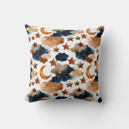 Dreamy Night Sky Pattern Kissen