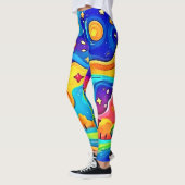 Dreamy Night: Starry Landscape Leggings (Links)