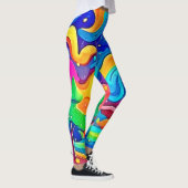 Dreamy Night: Starry Landscape Leggings (Rechts)