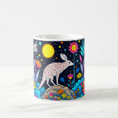 Dreamy Nighttime Forest Kaffeetasse (Mittel)