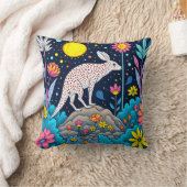 Dreamy Nighttime Forest Kissen (Decke)