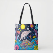 Dreamy Nighttime Forest Tasche (Vorderseite)