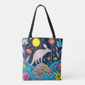 Dreamy Nighttime Forest Tasche (Rückseite)