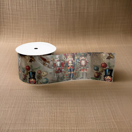 Dreamy Nutcracker Weihnachtsfest in Gold Satinband