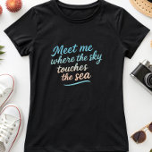 Dreamy Ocean Sunset; Sky Touches the Sea T-Shirt