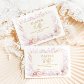 Dreamy Ocean Under Sea Baby Diaper Raffle Begleitkarte
