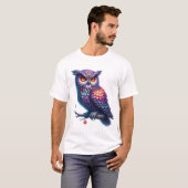 Dreamy Owl Magic Halloween T-Shirt (Vorne ganz)
