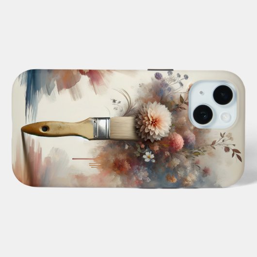 Dreamy Paintbrush Blume Bunch Case-Mate iPhone Hülle (Rückseite (Horizontal))