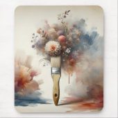 Dreamy Paintbrush Blume Bunch Mousepad (Vorne)