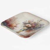 Dreamy Paintbrush Blume Bunch Pappteller (Gewinkelt)