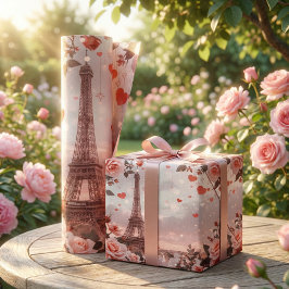 Dreamy Paris Romance: Eiffel Tower Geschenkpapier Set