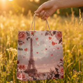 Dreamy Paris Romance: Eiffel Tower Große Geschenktüte