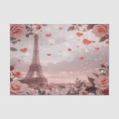 Dreamy Paris Romance: Eiffel Tower Seidenpapier (Vorderseite)