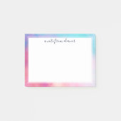 Dreamy Pastel Abstrakt einen Hinweis aus Post-it Klebezettel (Vorderseite)