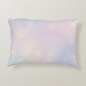 Dreamy Pastel Bokeh Hintergrund Dekokissen (Rückseite)