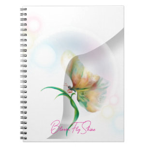 Dreamy Pastel Butterfly Notebook Notizblock