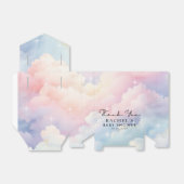 Dreamy Pastel Cloud Nine Baby Dusche Geschenkschachtel (Ungefaltet)