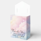 Dreamy Pastel Cloud Nine Baby Dusche Geschenkschachtel (Geöffnet)