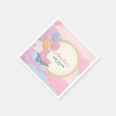 Dreamy Pastel Clouds Babydusche Serviette (Ecke)