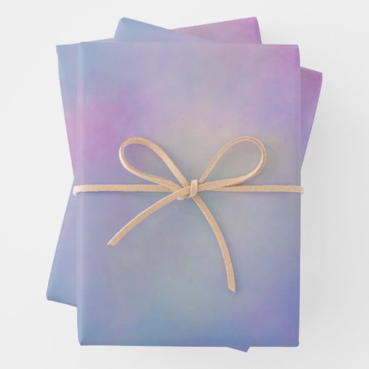 Dreamy Pastel Clouds Design Geschenkpapier Set (Beispiel)