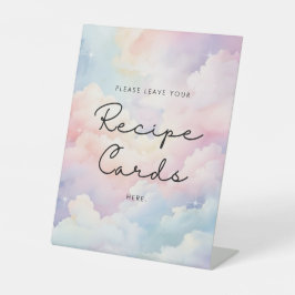 Dreamy Pastel Clouds Rezept Cards Brautparty Sockelschild