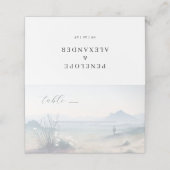 Dreamy Pastel Desert Landscape Platzkarte (Außenseite Aufgefaltet)