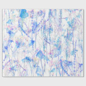 Dreamy Pastel Floral Geschenkpapier (Flach)