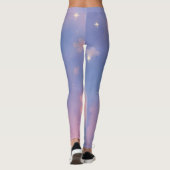 Dreamy Pastel Galaxy Art Leggings (Rückseite)