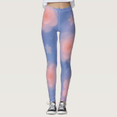 Dreamy Pastel Galaxy Art Leggings (Vorderseite)