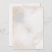 Dreamy Pastel ist auf Cloud Nine Brautparty Einladung (Rückseite)