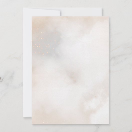 Dreamy Pastel ist auf Cloud Nine Brautparty Einladung (Rückseite)