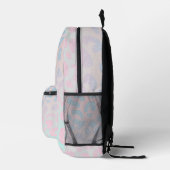 Dreamy Pastel Leopard Print Backpack Bedruckter Rucksack (Rechts)