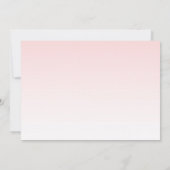Dreamy Pastel Mountain Landschaft Hochzeit Save The Date (Rückseite)