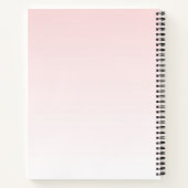 Dreamy Pastel Mountain Landschaft Notizblock (Rückseite)