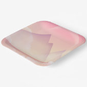 Dreamy Pastel Mountain Landschaft Pappteller (Gewinkelt)