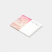 Dreamy Pastel Mountain Landschaft Post-it Klebezettel (angewinkelt)
