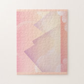 Dreamy Pastel Mountain Landschaft Puzzle (Vertikal)