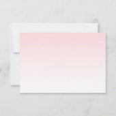 Dreamy Pastel Mountain Landschaft RSVP Karte (Rückseite)