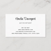 Dreamy Pastel Mountain Landschaft Visitenkarte (Rückseite)