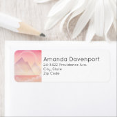 Dreamy Pastel Mountain Landschaftsadresse (Insitu)