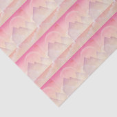 Dreamy Pastel Mountain Landschaftsmuster Seidenpapier (Ausschnitt)