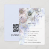 Dreamy Pastel Peonies Floral RSVP Karte (Vorne/Hinten)