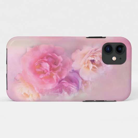 Dreamy Pastel Rose Case-Mate iPhone Hülle (Rückseite (Horizontal))